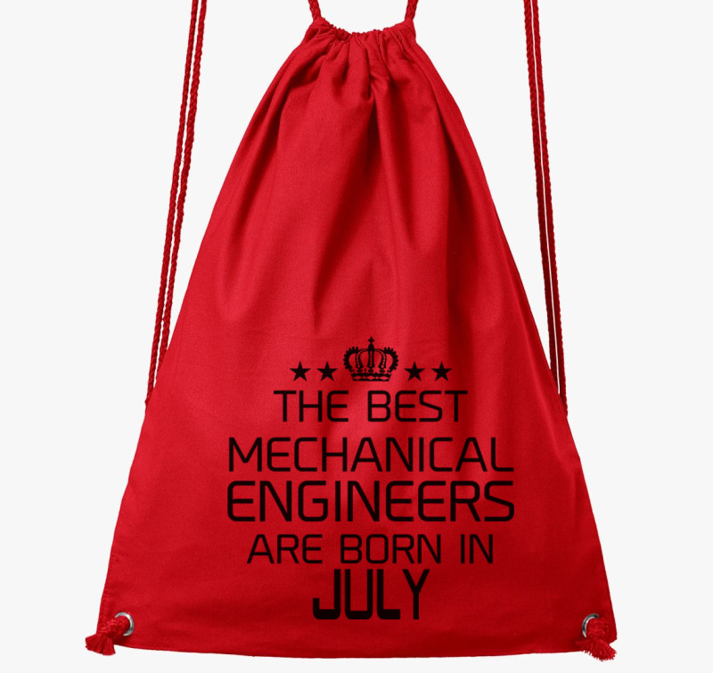Mérnök tornazsák - egyedi hónappal kérhető — Piros