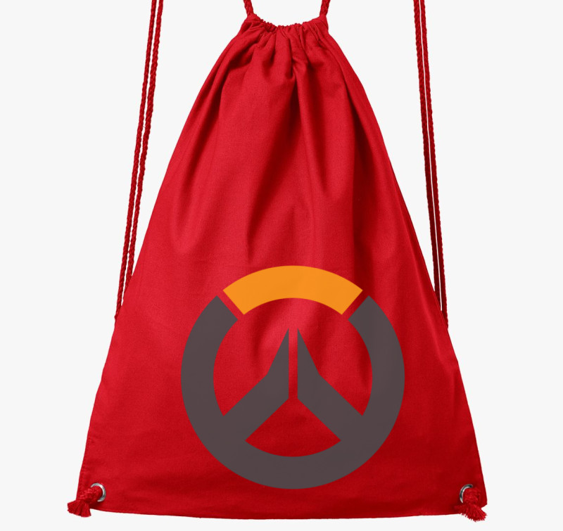 Overwatch (Jel) Gamer tornazsák — Piros