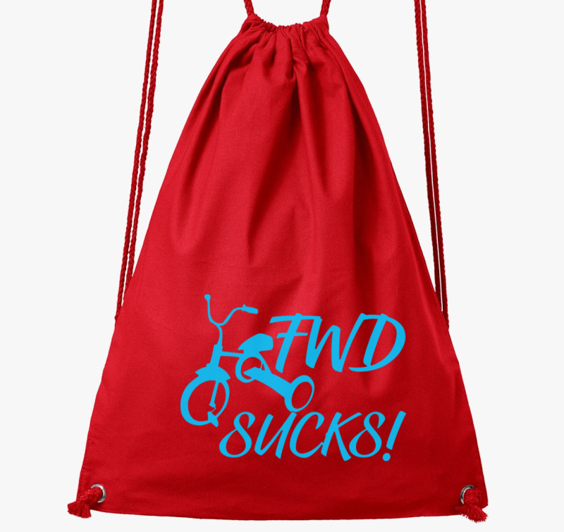 FWD Sucks! tornazsák — Piros
