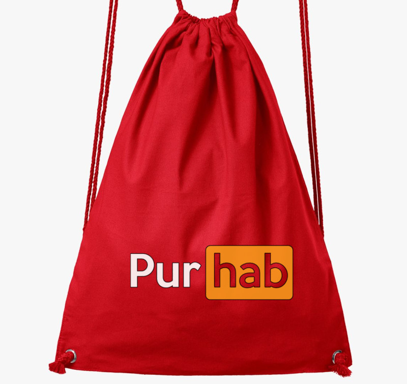 Porn hub... ööö mármint Pur-hab tornazsák — Piros