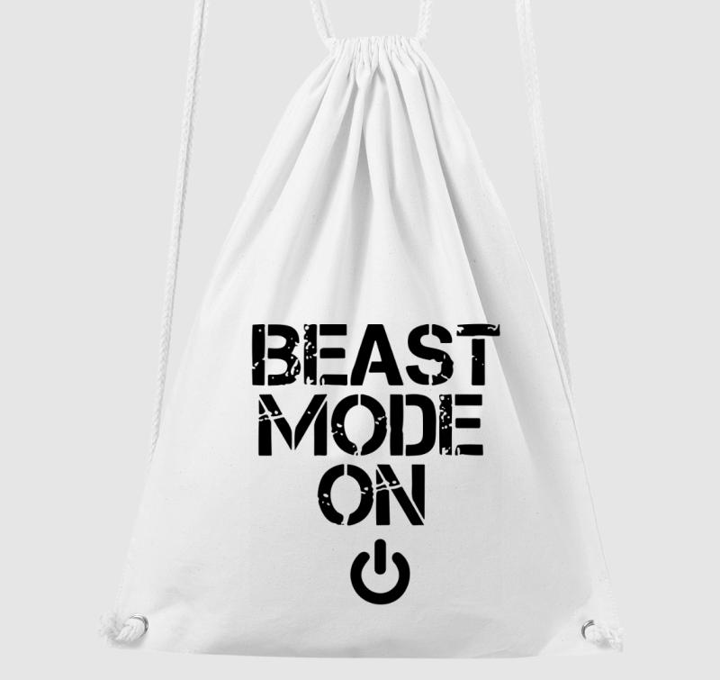 Beast mode on feliratú  tornazsák