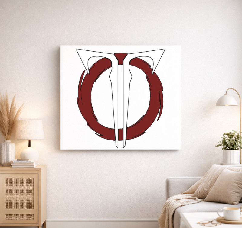 Lost ark logo 2 vászonkép — Fehér