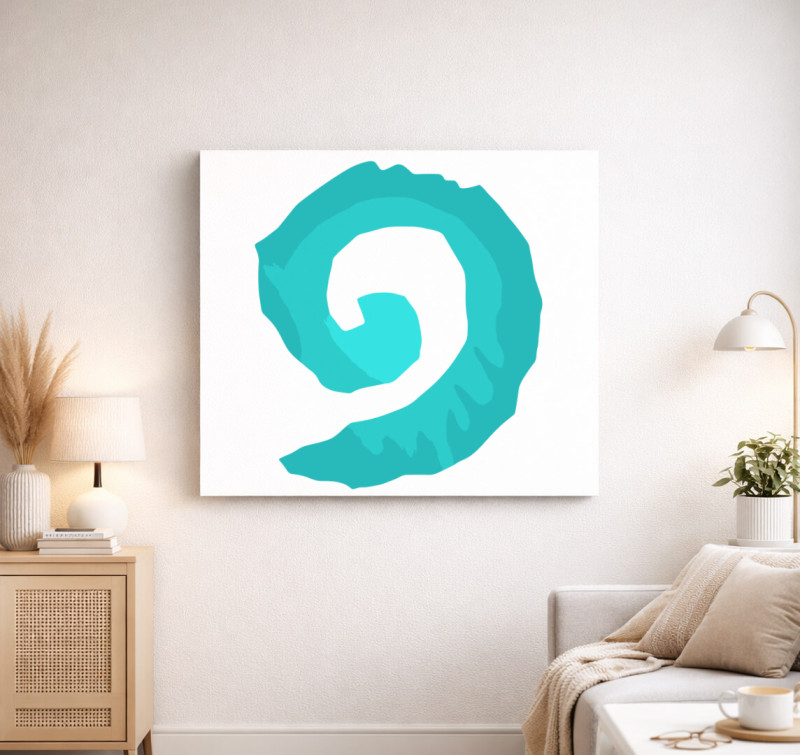 Hearthstone vászonkép — Fehér