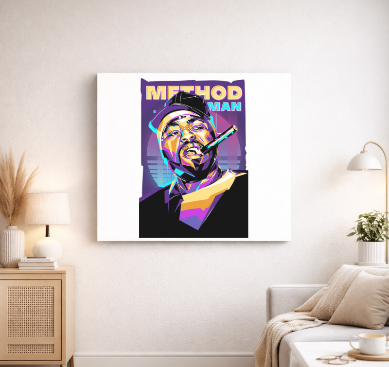 Method Man vászonkép — Fehér