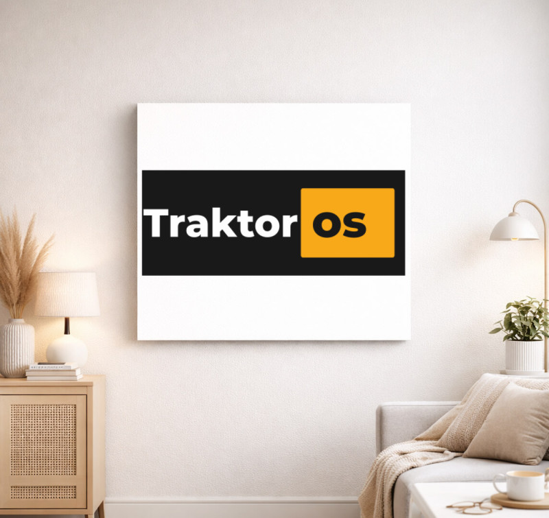 Traktoros pornhub vászonkép — Fehér