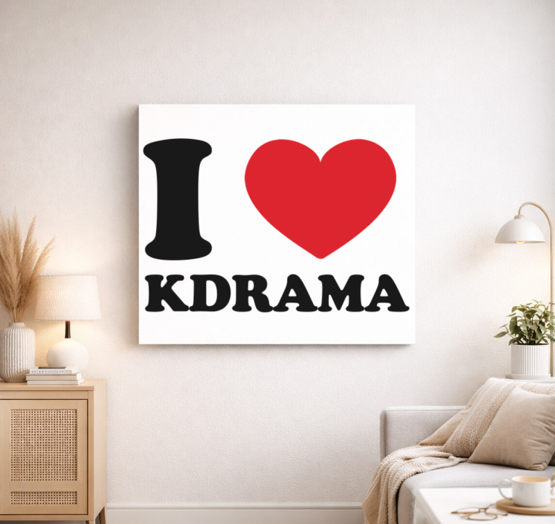 K drama vászonkép — Fehér