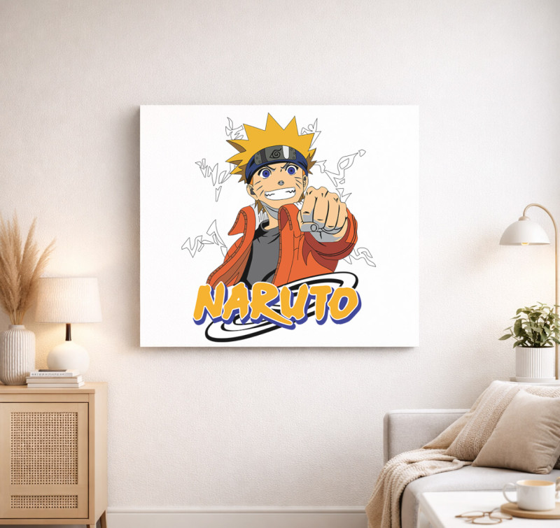 Naruto Art 2.0 vászonkép — Fehér