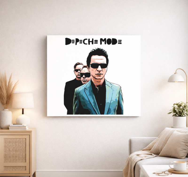 Depeche Mode vászonkép — Fehér