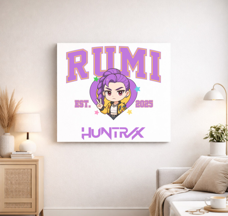 Rumi Hunter vászonkép — Fehér