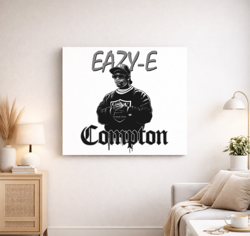 Eazy E Compton vászonkép — Fehér
