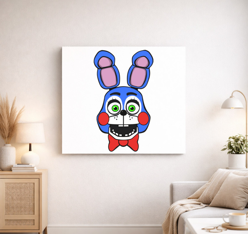 FNAF Bonnie vászonkép — Fehér