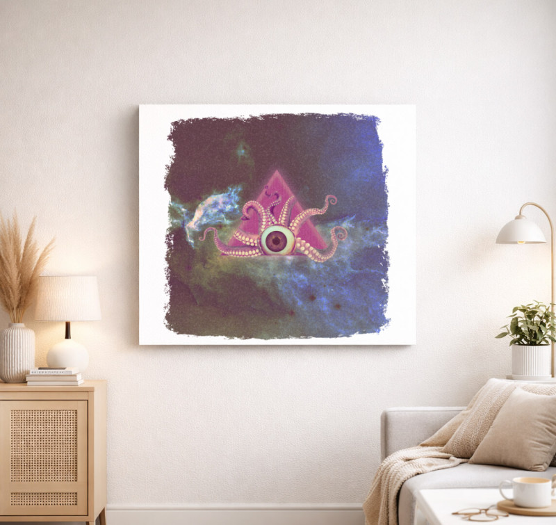 Yog sothoth vászonkép — Fehér