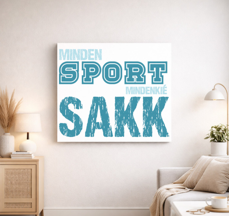 Minden sport sakk vászonkép — Fehér