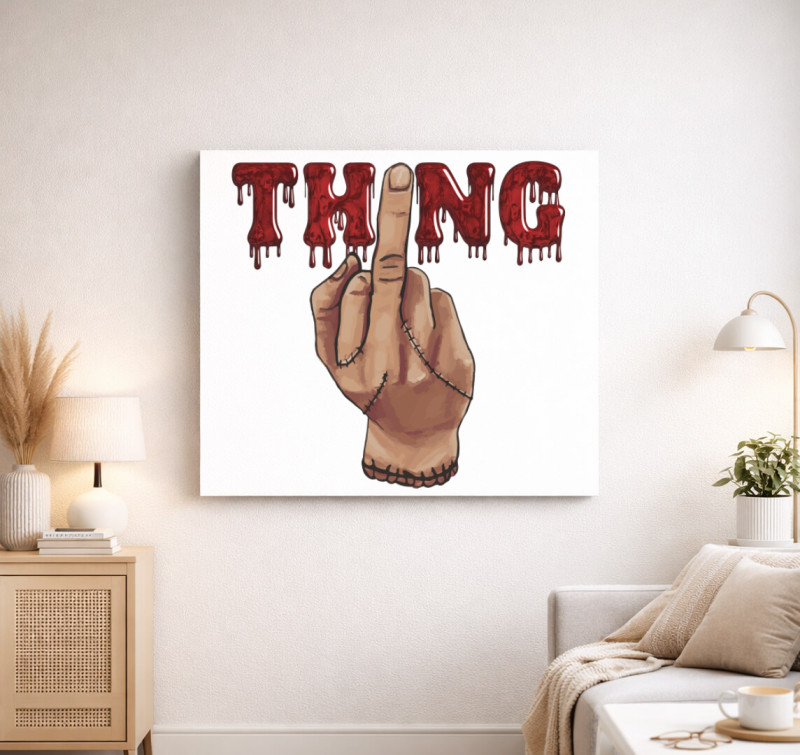 THING vászonkép — Fehér