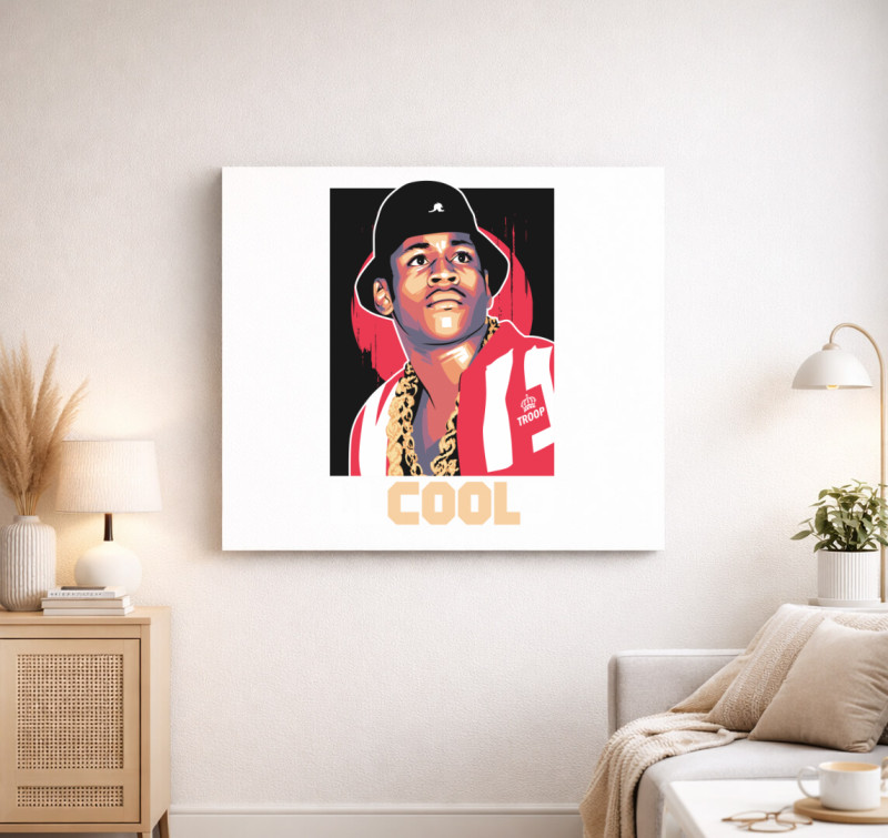 LL Cool J vászonkép — Fehér