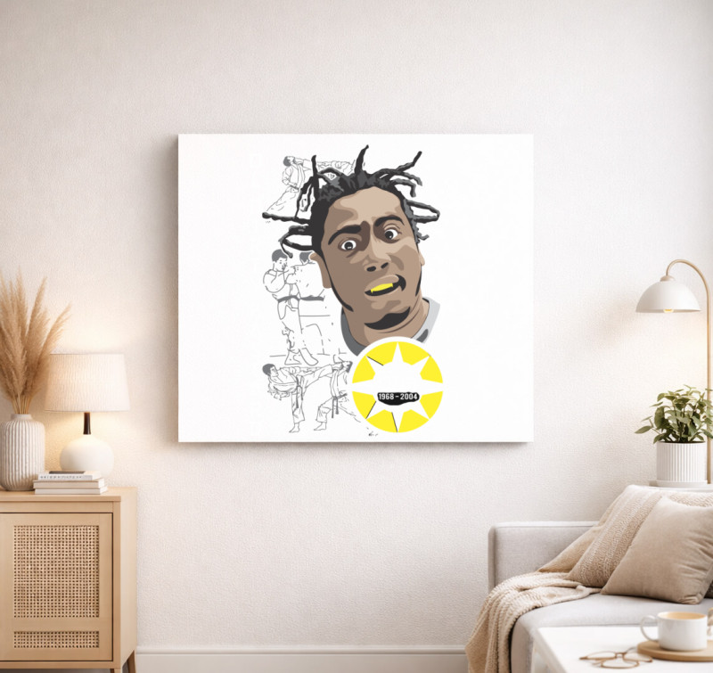 ODB rapper vászonkép — Fehér