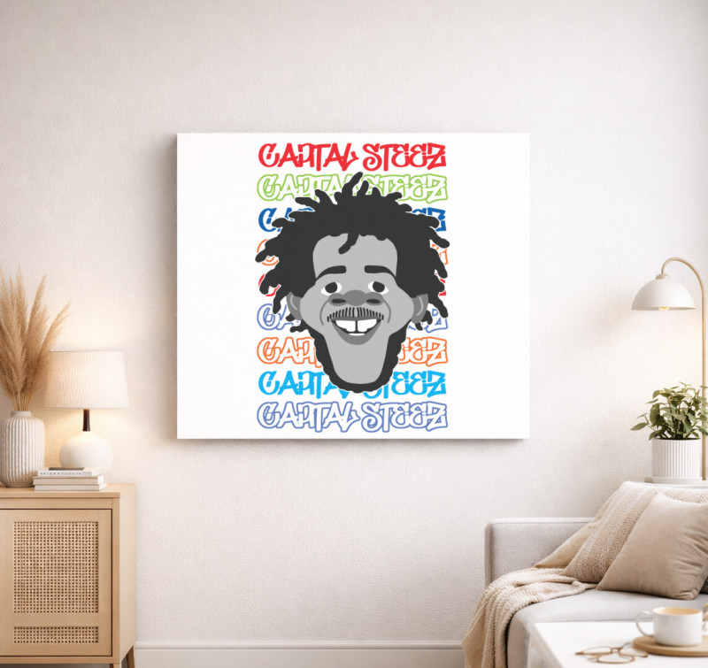 Capital STEEZ vászonkép — Fehér