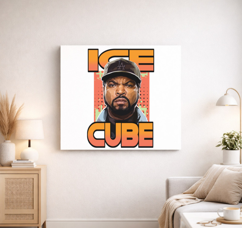 Ice Cube 3.0 vászonkép — Fehér