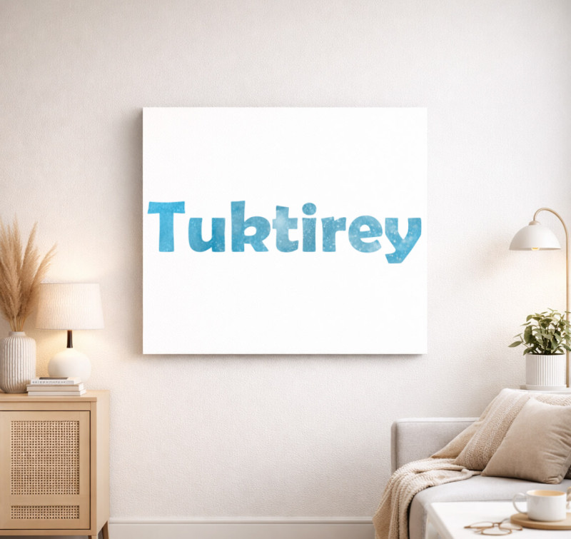 Tuktirey vászonkép — Fehér