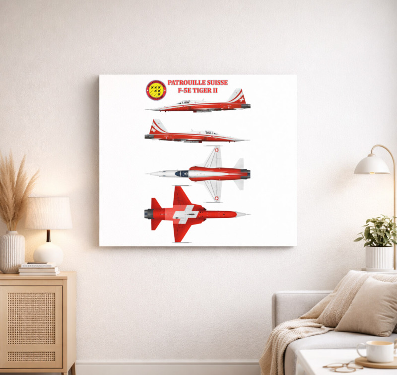 Patrouille Suisse 2 póló — Fehér