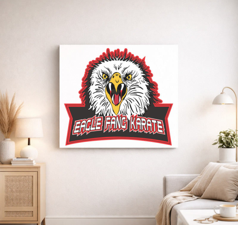 Eagle Fang Karate vászonkép — Fehér