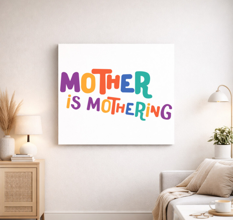 Mother is mothering Taylor Swift vászonkép — Fehér