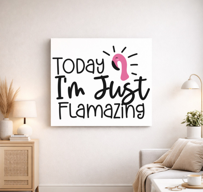 Flamazing vászonkép — Fehér