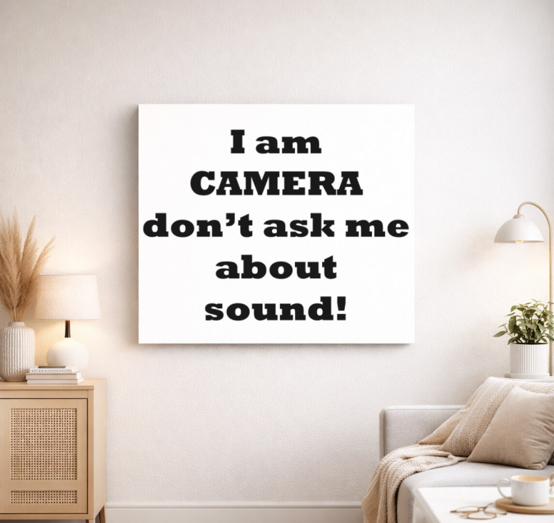 Camera vászonkép — Fehér