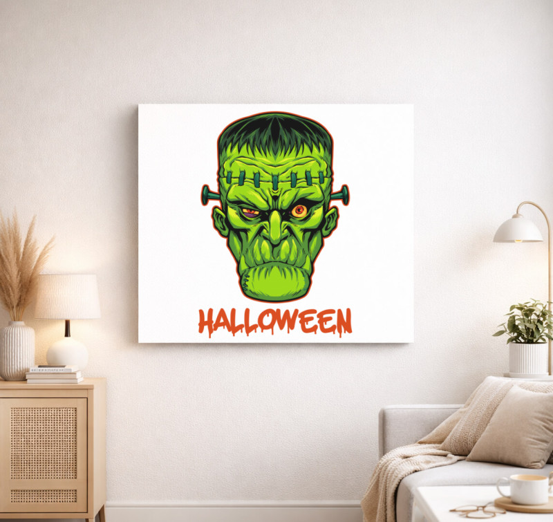 Frankenstein, a szörny vászonkép — Fehér