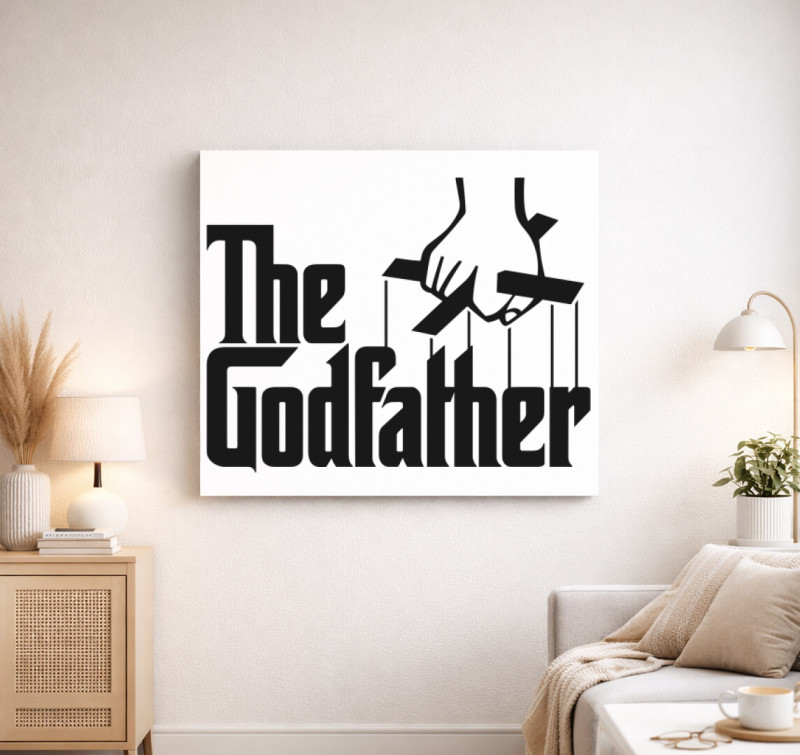Godfather vászonkép — Fehér