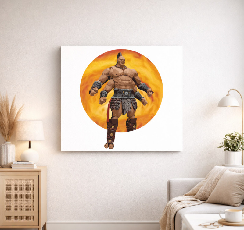 Mortal Kombat Goro vászonkép — Fehér