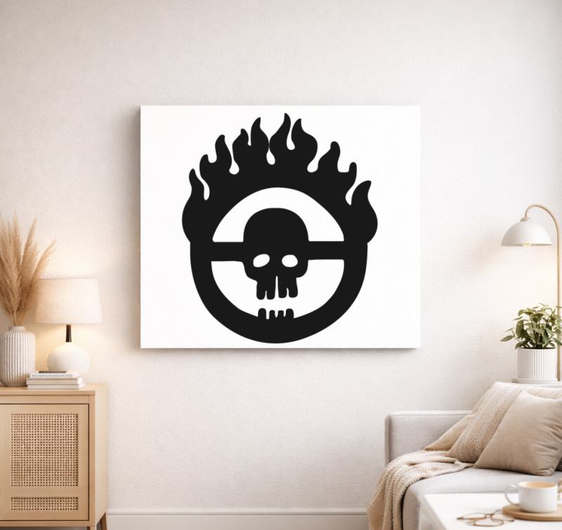 Immortan Joe vászonkép — Fehér