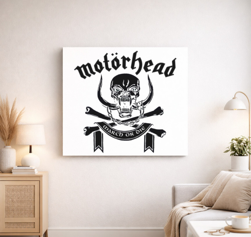 Motörhead vászonkép — Fehér