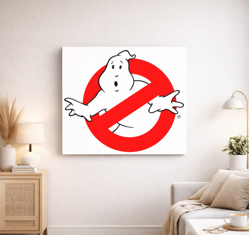 Ghostbusters - Szellemírtók vászonkép — Fehér