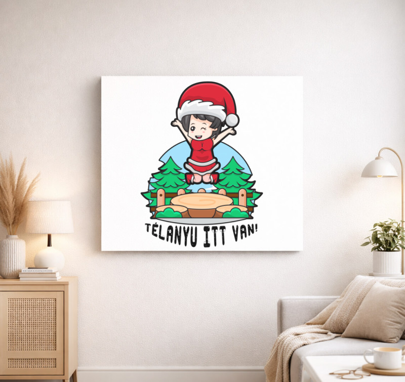 Télanyus vászonkép — Fehér