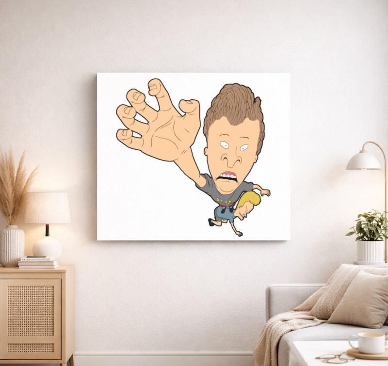 Beavis és Butthead vászonkép — Fehér