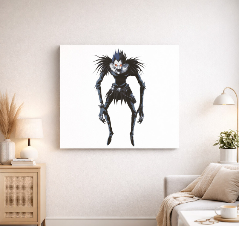 Death Note Ryuk vászonkép — Fehér