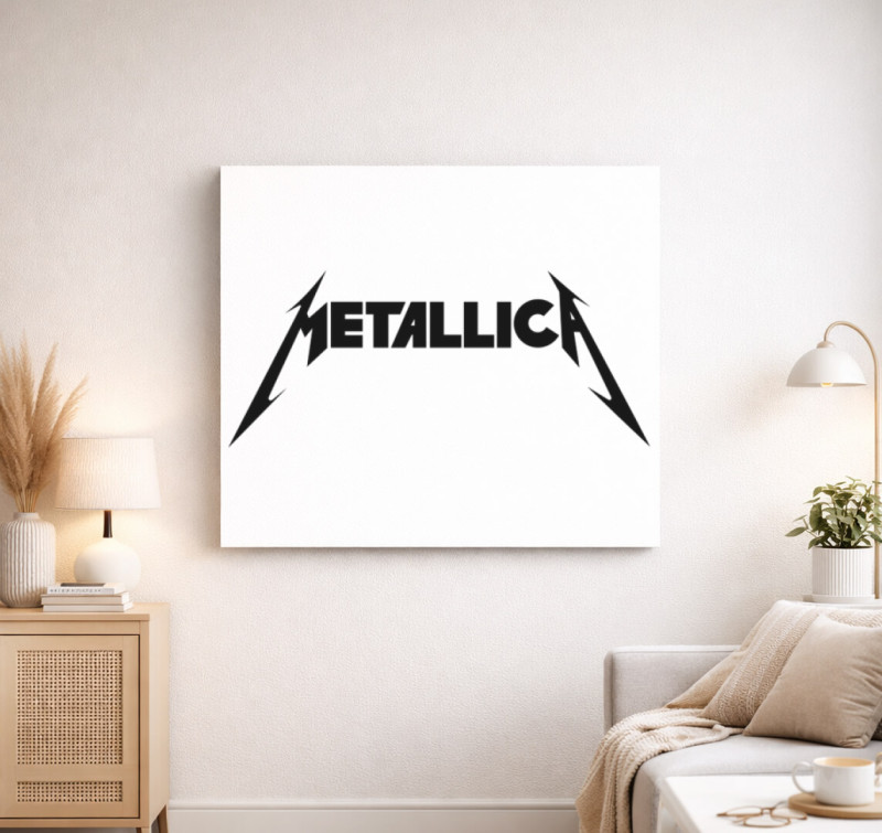 Metallica vászonkép — Fehér