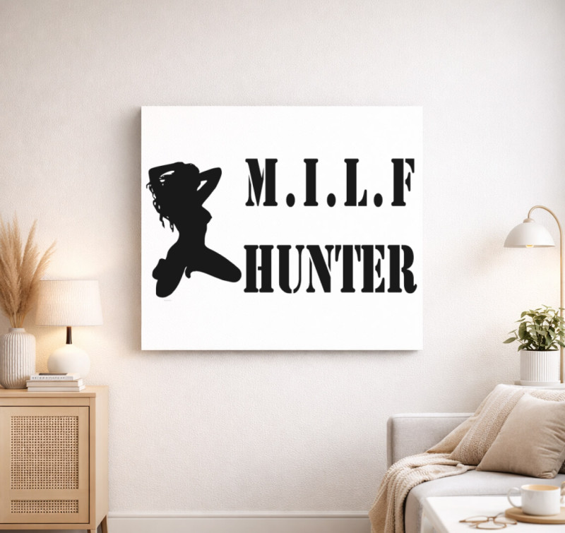 Milf Hunter vászonkép 2 — Fehér