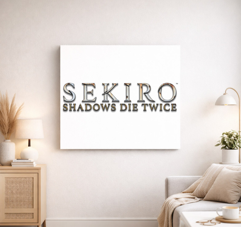 Sekiro Gamer vászonkép — Fehér