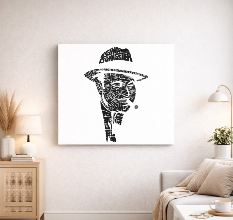Al Capone vászonkép — Fehér