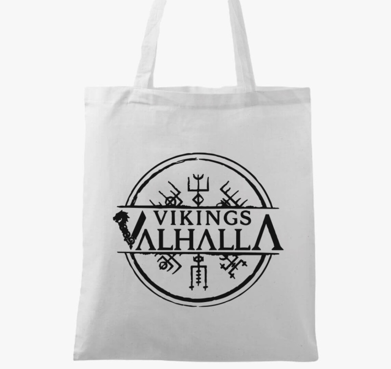 Vikings valhalla vászontáska — Fehér