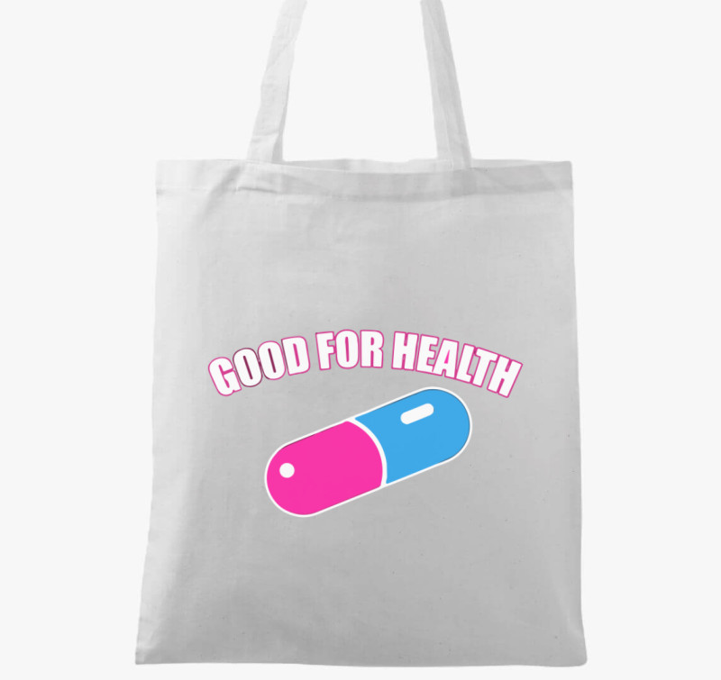 Good for health vászontáska — Fehér