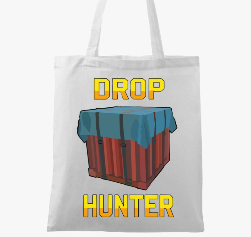 Drop hunter vászontáska — Fehér