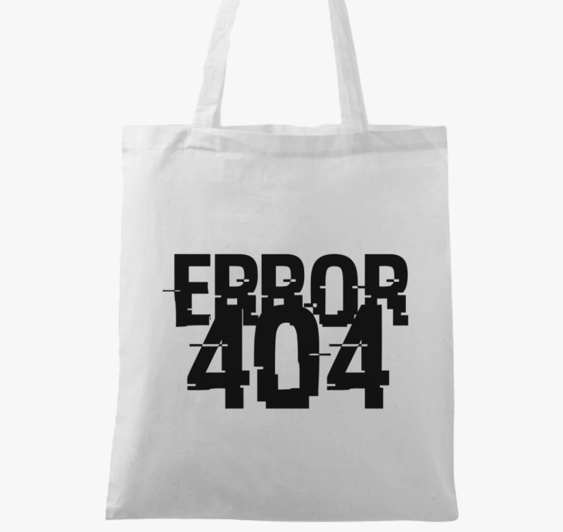 Error 404 vászontáska — Fehér