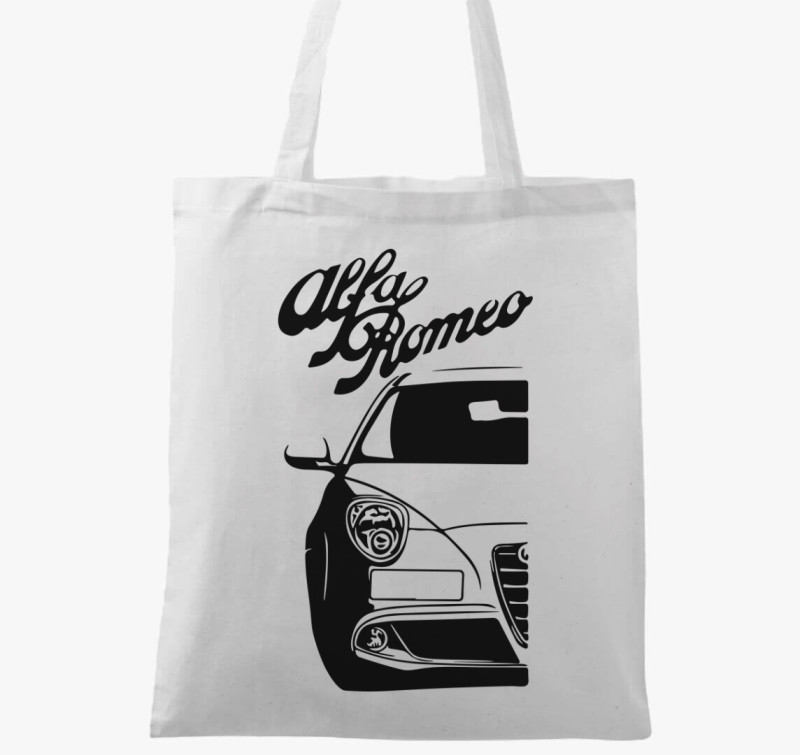 AlfaRomeo Silhouette vászontáska — Fehér