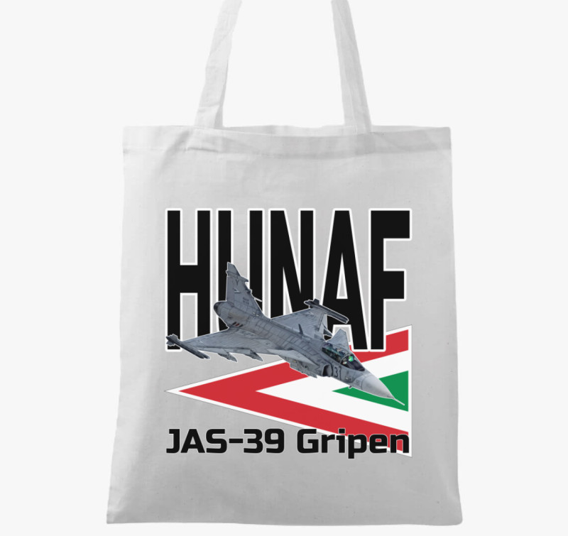 Légierő JAS-39 vászontáska — Fehér