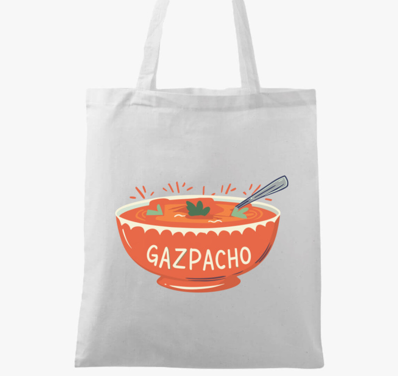 Gazpacho vászontáska — Fehér