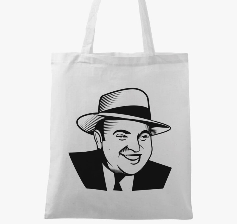 Al Capone vászontáska — Fehér