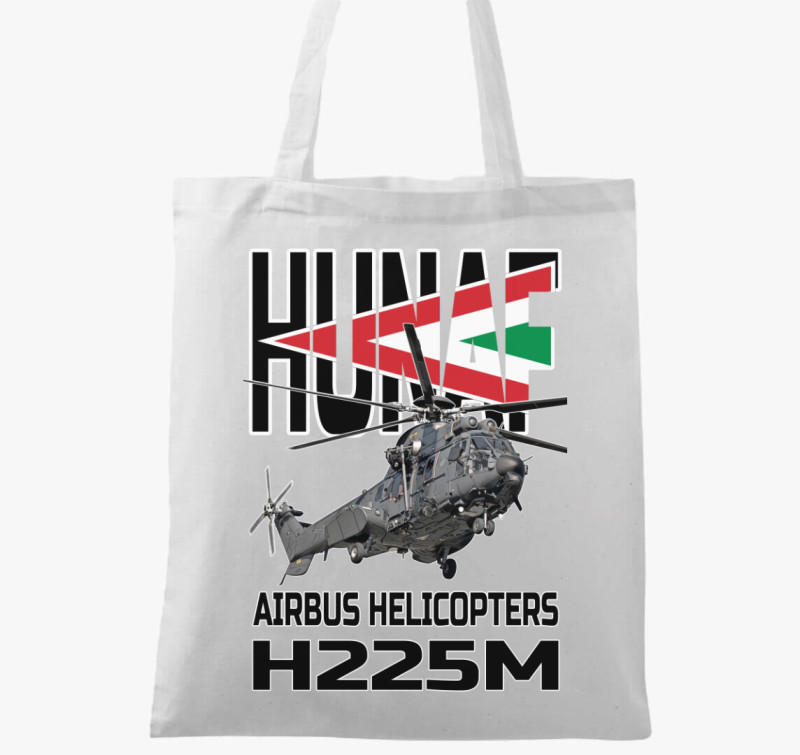 HungarianAirForce H225M vászontáska — Fehér